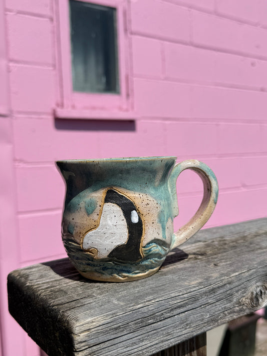 Anna Kishida Art & Ceramics - Orca Mug
