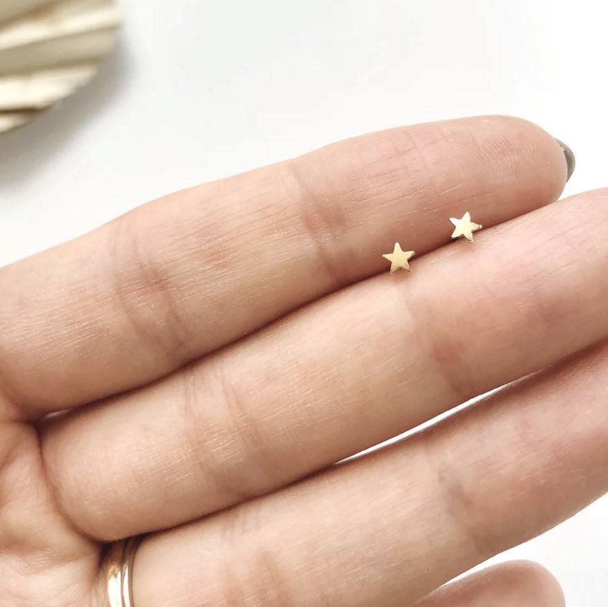 For The Seconds - Mini Stars Studs