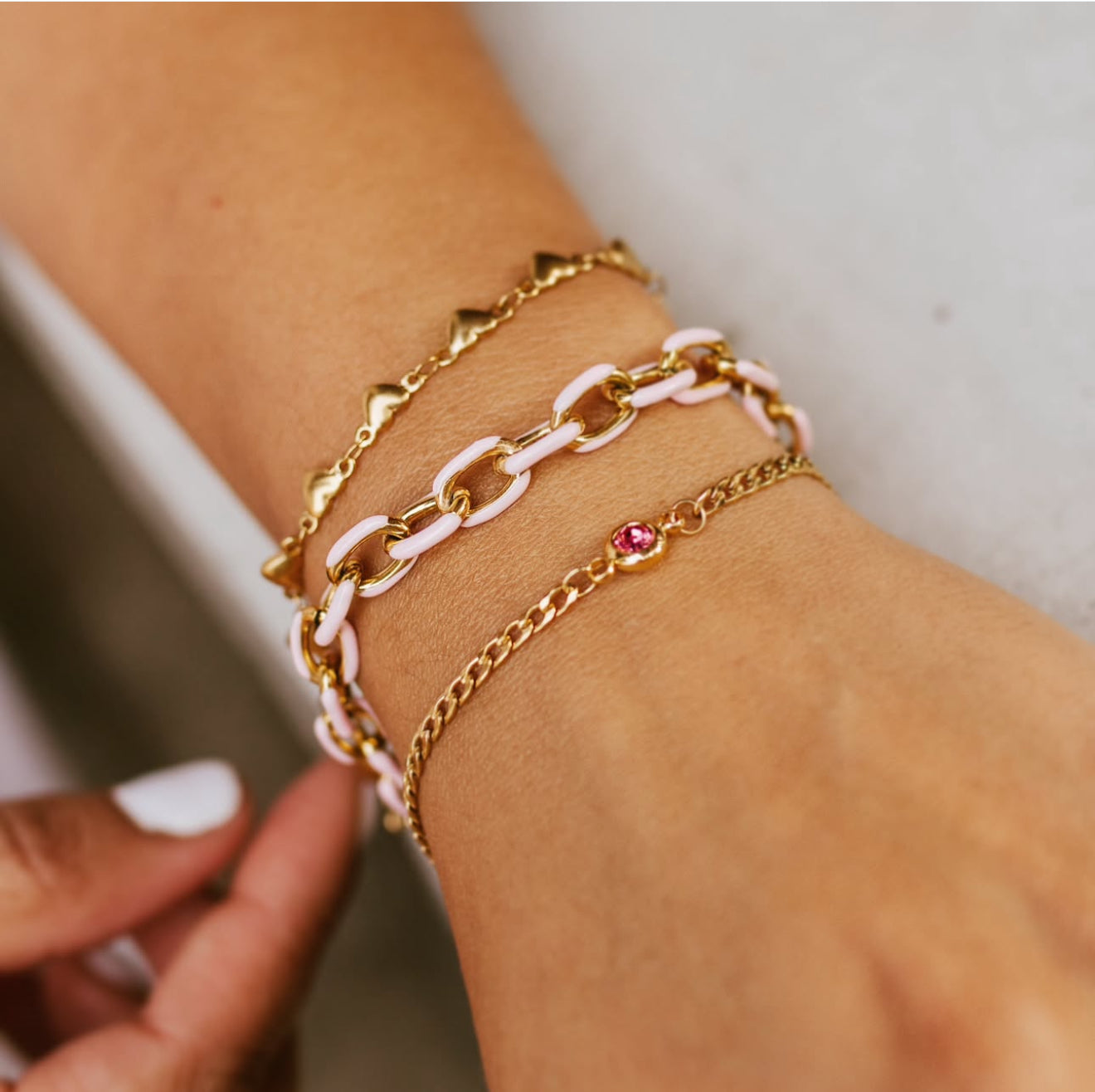 Koquetta Accessories - Lilac Bracelet Stainless Steel