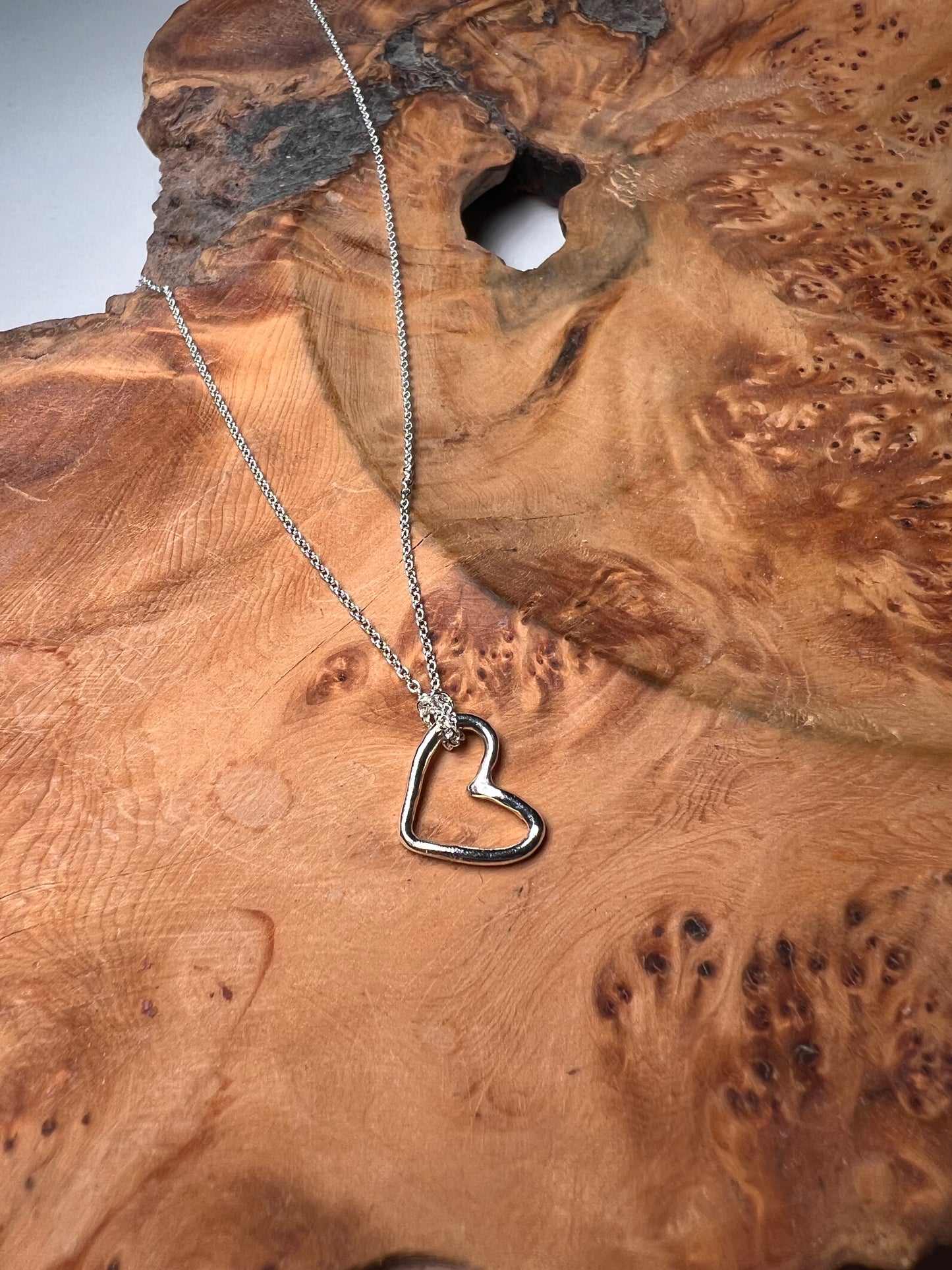 Michele Chow Designs - Large Organic Heart Pendant (Item 8)