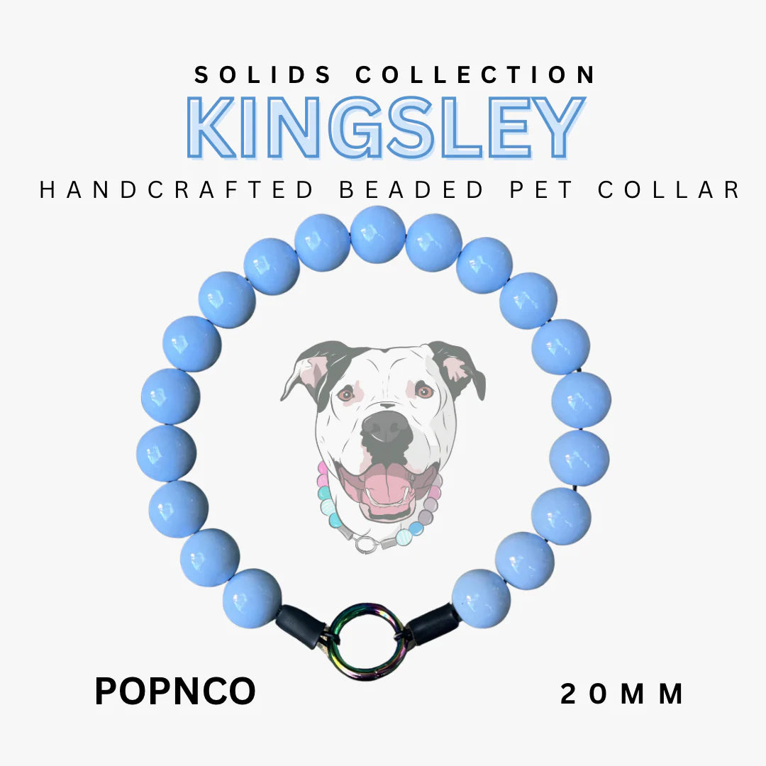 POPNCO Handcrafted Beaded Pet Collars - 18.25" Collars