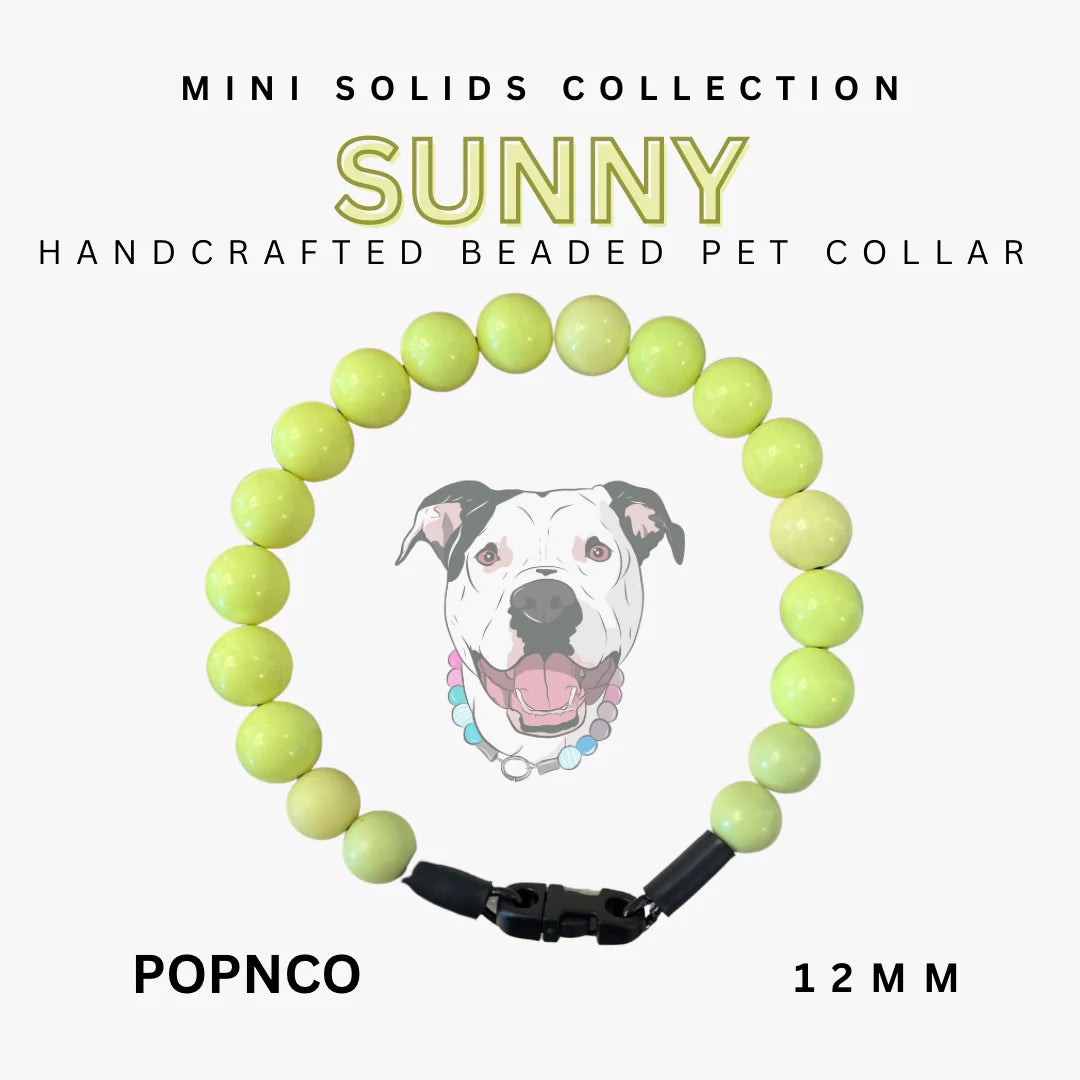 POPNCO Handcrafted Beaded Pet Collars - 10.25" Collars
