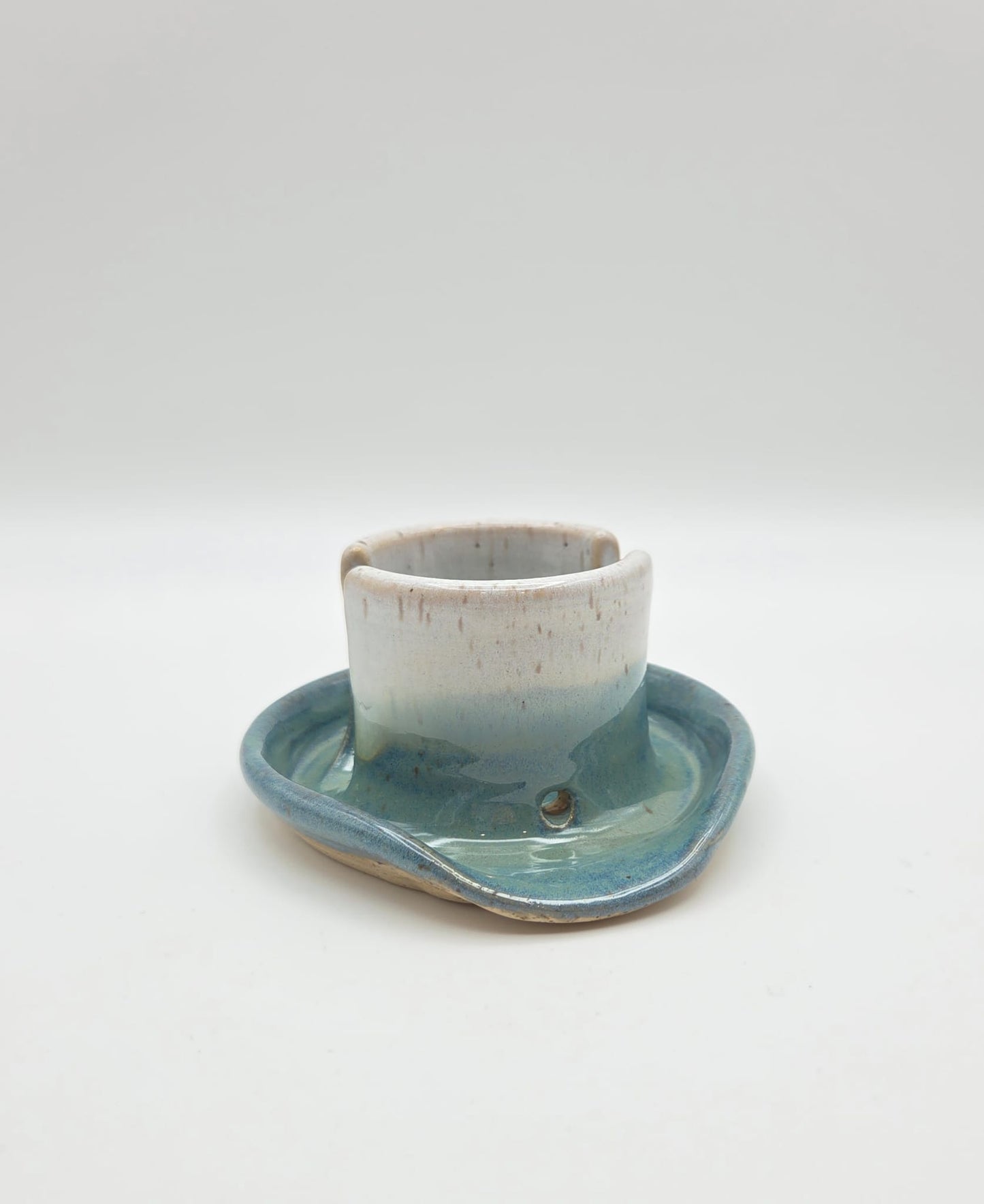 CM Pottery - Coastal Waters sponge holder