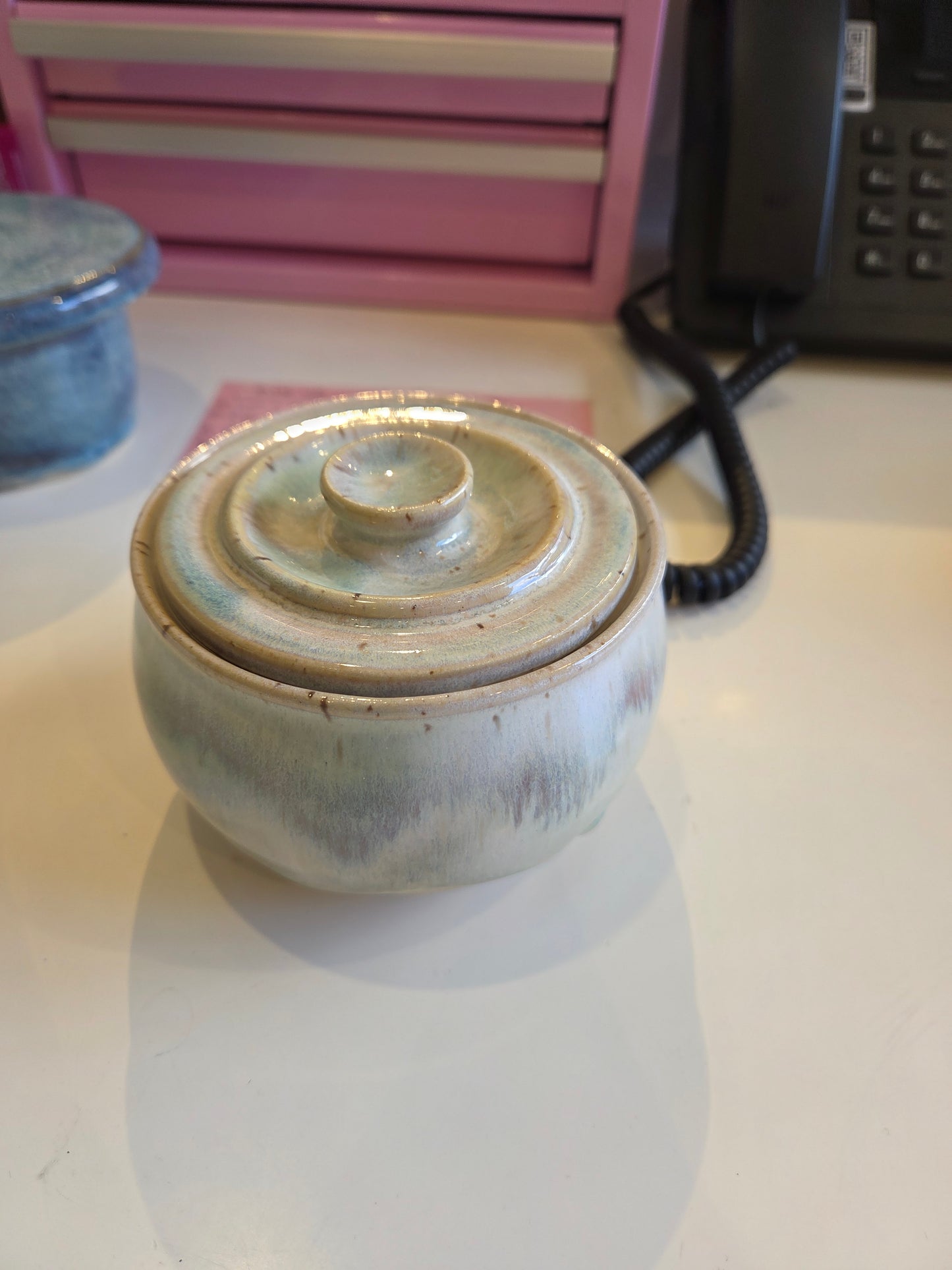 CM POTTERY- sugar bowl