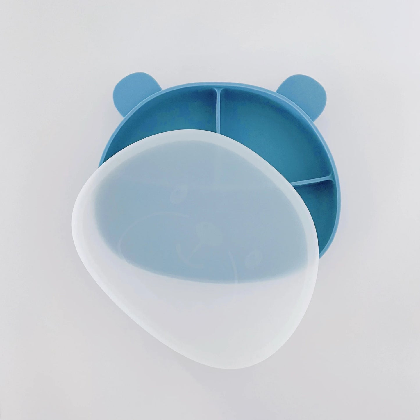Happy Baby - Honeybear Silicone Suction Plate and Lid