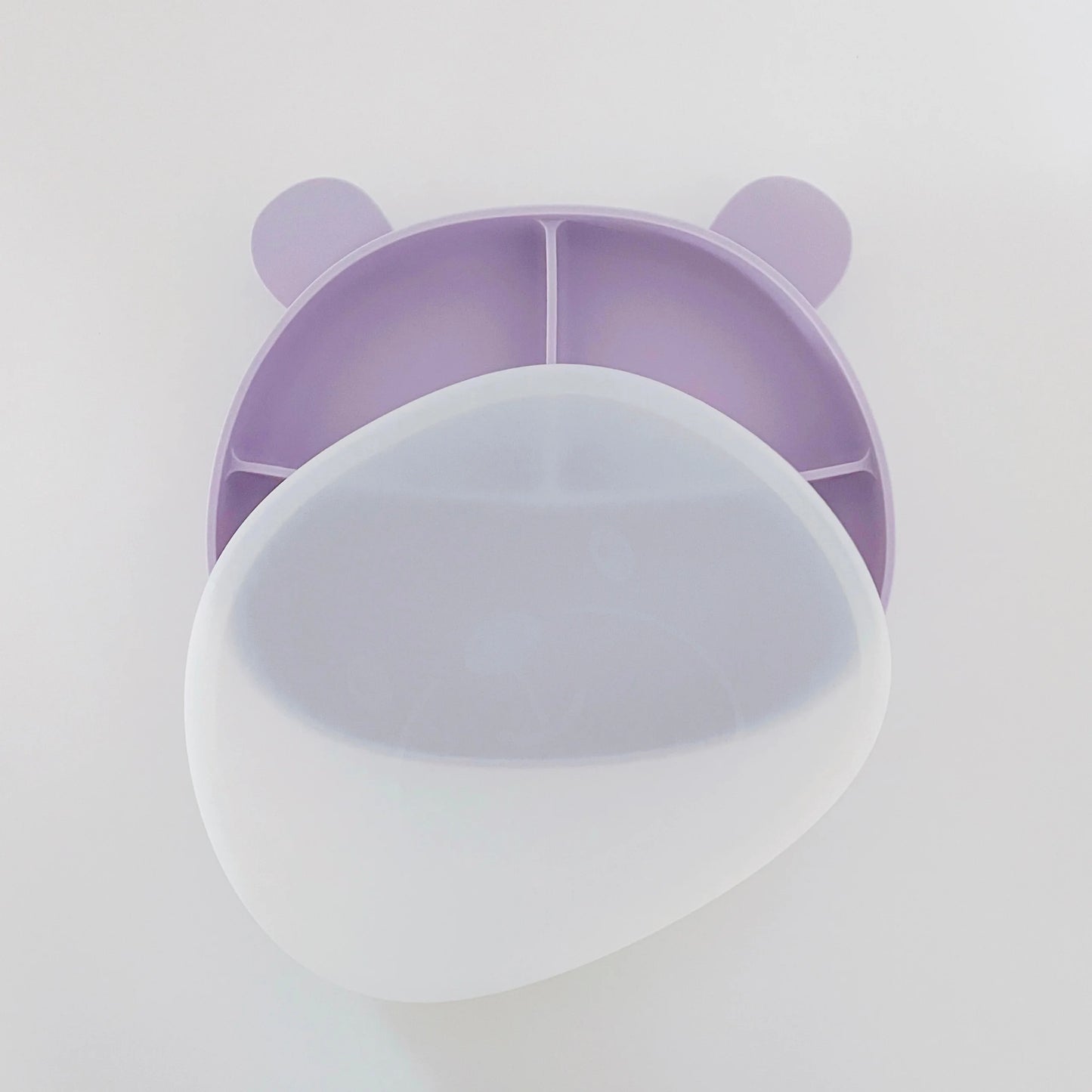 Happy Baby - Honeybear Silicone Suction Plate and Lid