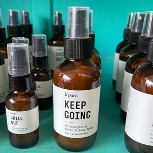 K'Pure Naturals - "Keep Going" - Energizing Toner and Body Spray