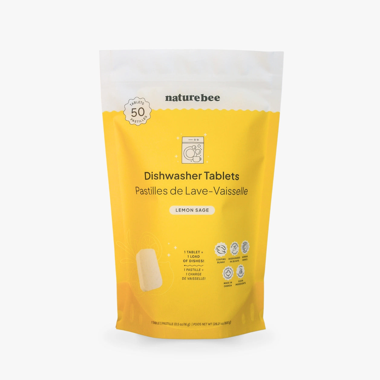 Nature Bee - Dishwasher Tablets Lemon
