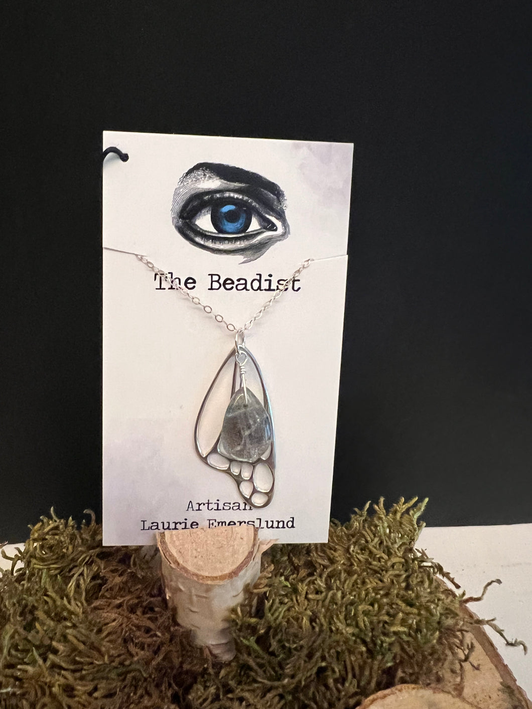 The Beadist - Labradorite Sterling Silver Necklace