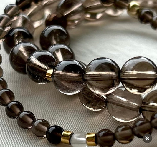 Albena Popova - Smoky Quartz Bracelet 4mm