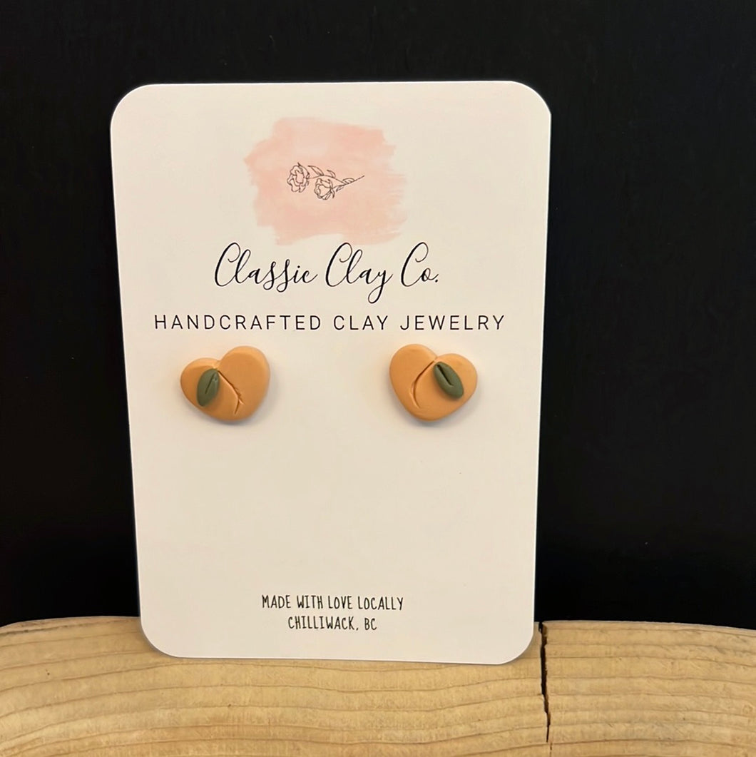 Classic Clay Co. - Peach Studs
