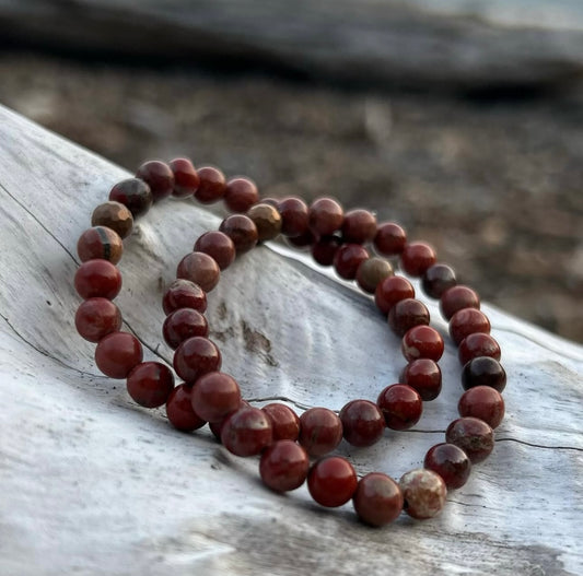 Albena Popova - Kids Red Jasper Bracelet