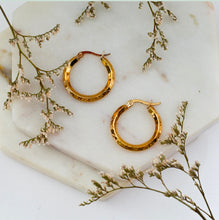 Load image into Gallery viewer, Whimsy’s Jewels - Textured Hoops
