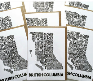 Damon D Chan Map Designs - British Columbia