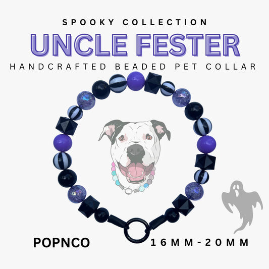 POPNCO Handcrafted Beaded Pet Collars - 20" Collars