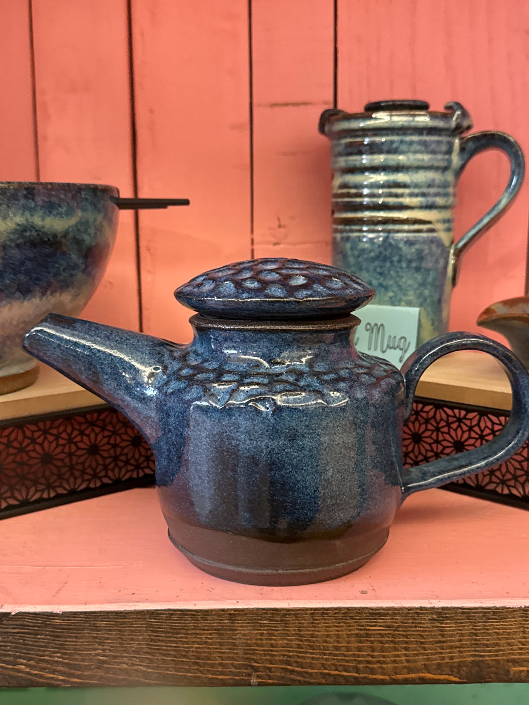 CM Pottery - Teapot Dark Blue