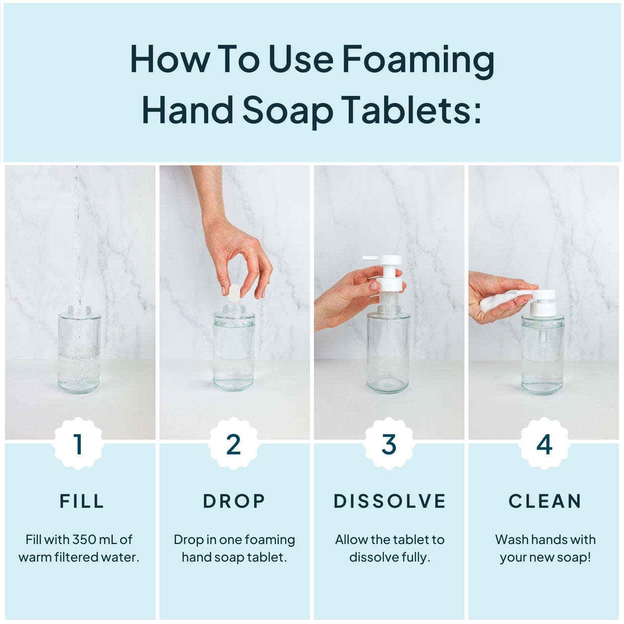 Nature Bee - Warm Coconut - Concentrated Foaming Hand Soap Refill Kit