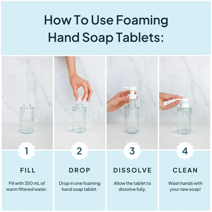 Nature Bee - Warm Coconut - Concentrated Foaming Hand Soap Refill Kit