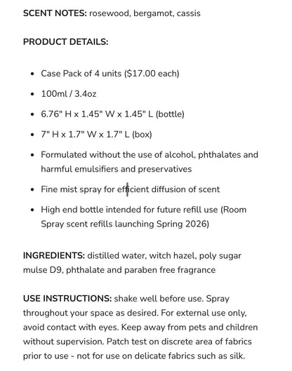 Canvas Candle Company - Room Spray