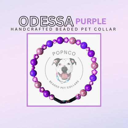 POPNCO Handcrafted Beaded Pet Collars - 17" Collars