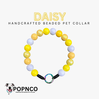 POPNCO Handcrafted Beaded Pet Collars - 16" Collars