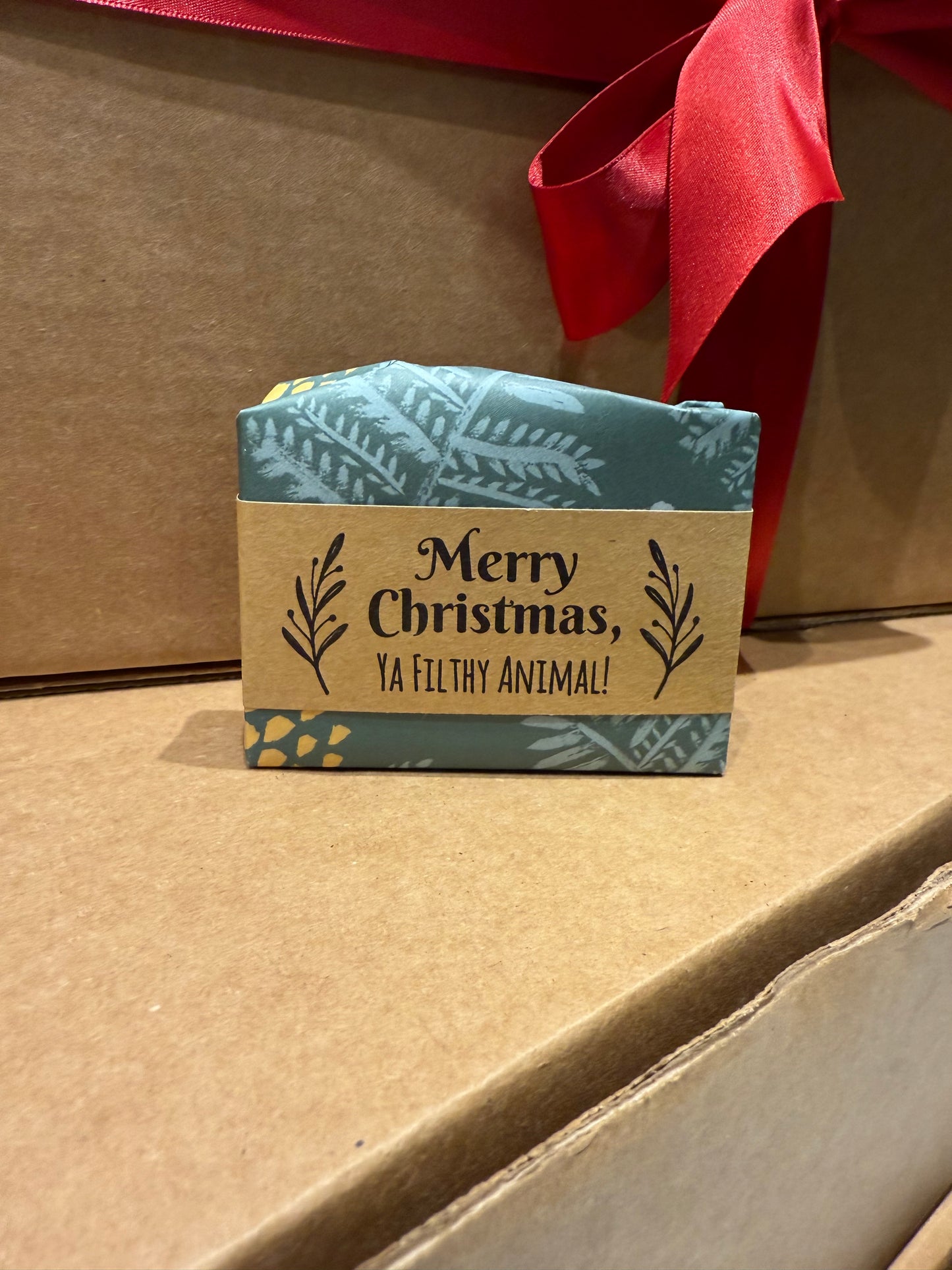 Olive and Bloom Handmade Soap - Merry Christmas, Ya Filthy Animal