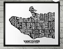 Load image into Gallery viewer, Damon D Chan Map Designs - Vancouver
