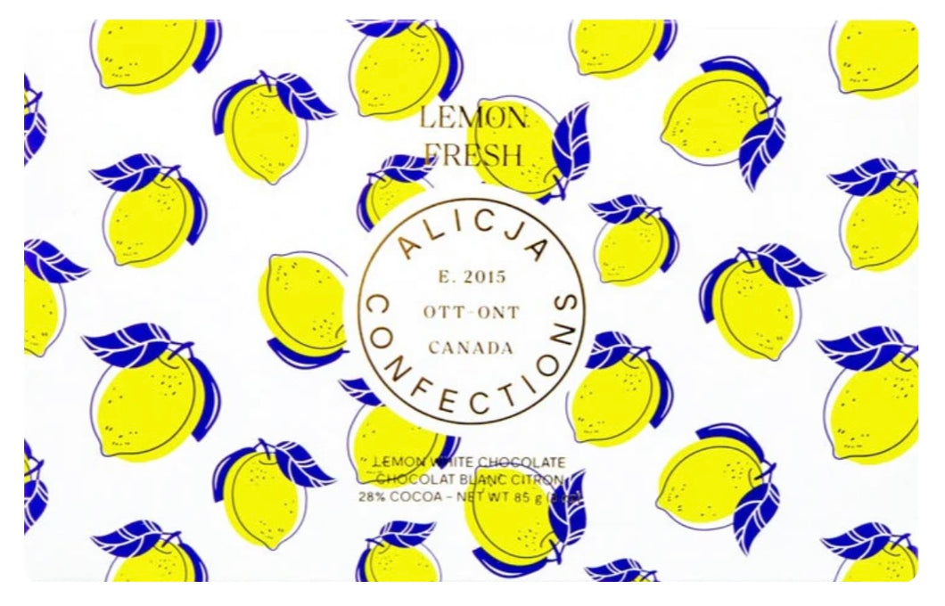 Alicja Confections- Lemon White Chocolate