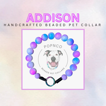 POPNCO Handcrafted Beaded Pet Collars - 13.5" Collars