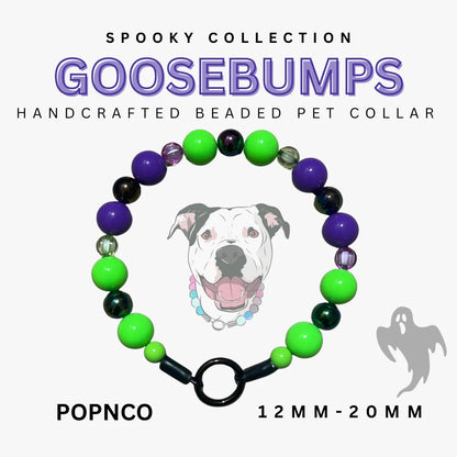POPNCO Handcrafted Beaded Pet Collars - 14" Collars