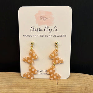 Classic Clay Co. - Double Butterfly Dangle