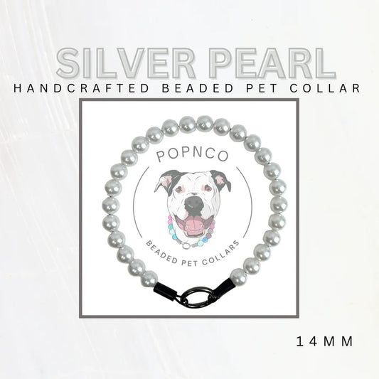 POPNCO Handcrafted Beaded Pet Collars - 16" Collars