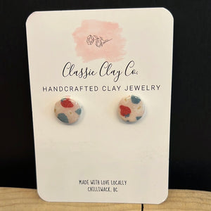 Classic Clay Co. - Round Strawberry Studs