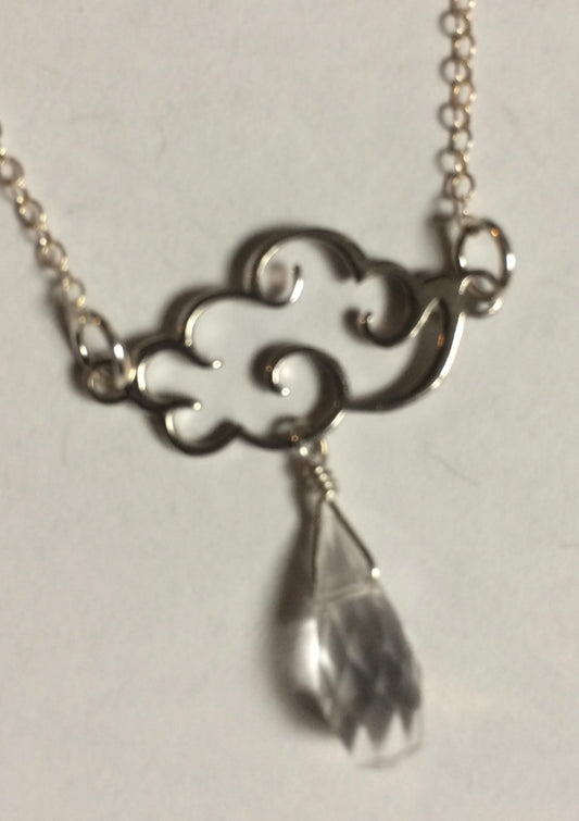 The Beadist - Raincloud Necklace