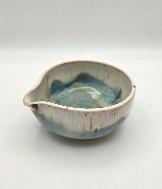 CM Pottery - ocean mist matcha bowl
