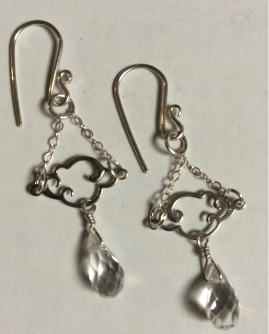 The Beadist - Raincloud Earrings