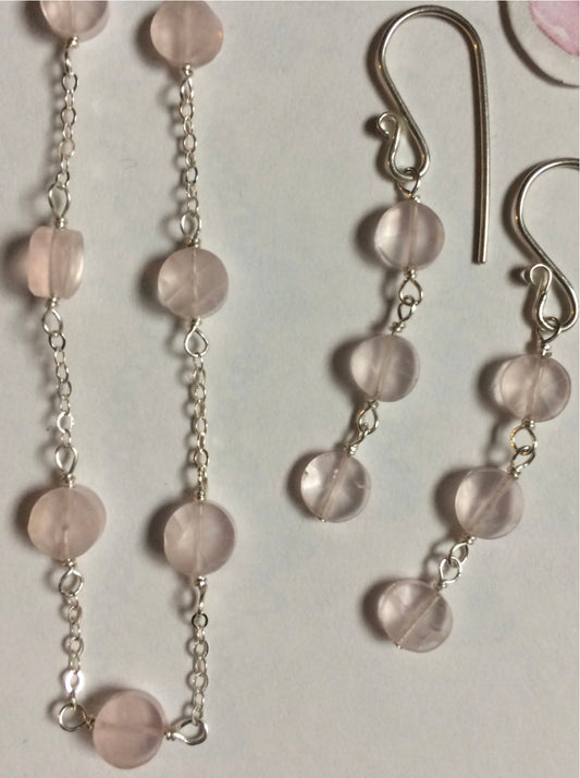 The Beadist - Rose Quartz Bracelet