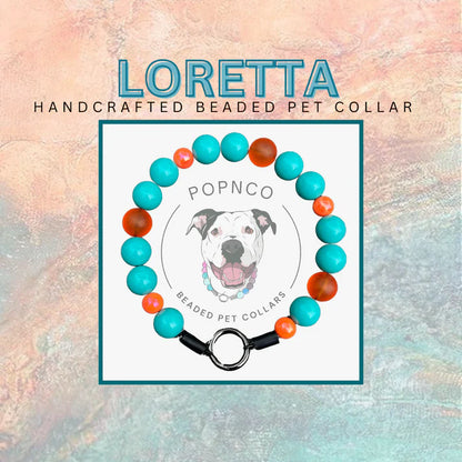 POPNCO Handcrafted Beaded Pet Collars - 14.5" Collars