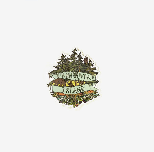 Wild Life Illustration Co. - Vancouver Island Crest Sticker