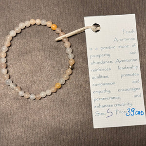 Albena Popova - Peach Aventurine Bracelet