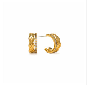 Lover’s Tempo - Solana Double Huggie Hoop Earrings