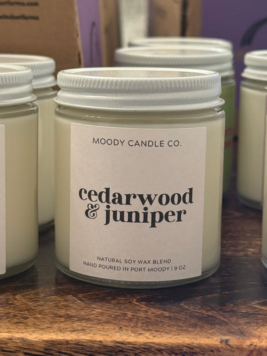 Moody Candle Co. - Cedarwood & Juniper