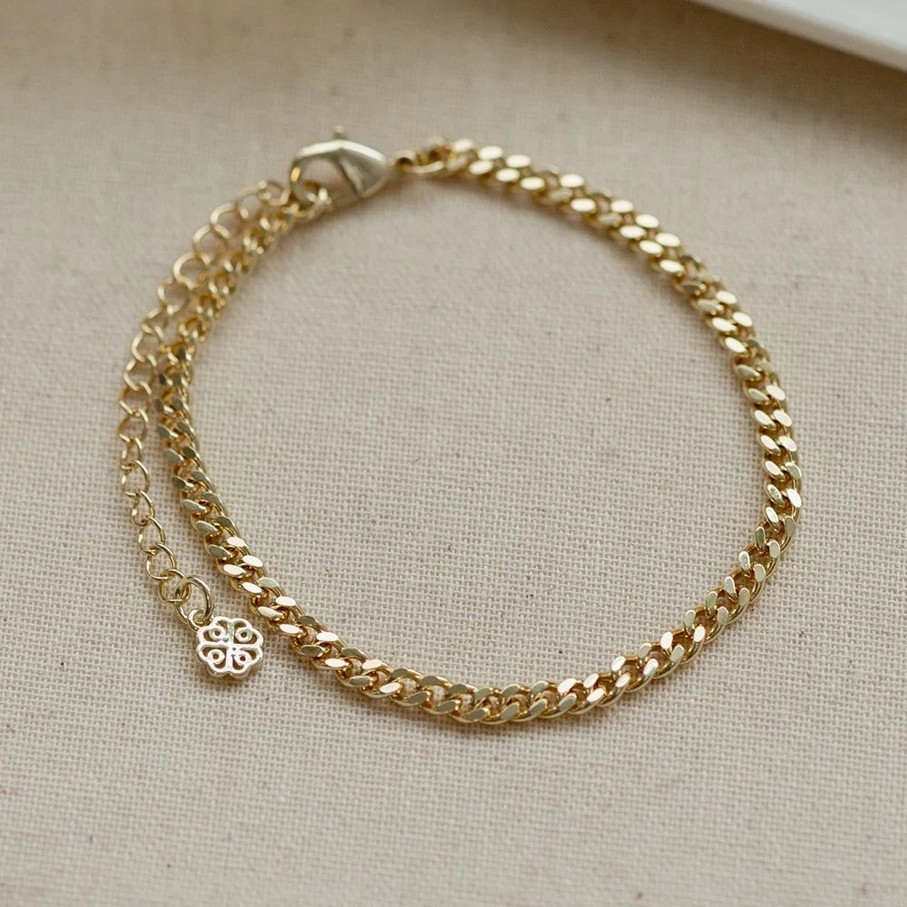 Glee Jewelry - Brazen Layering Bracelet Gold