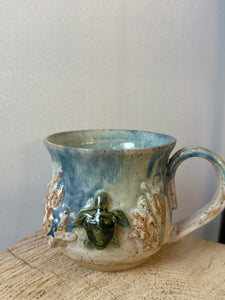 Anna Kishida Art & Ceramics - Ocean Wonders Turtle Mug