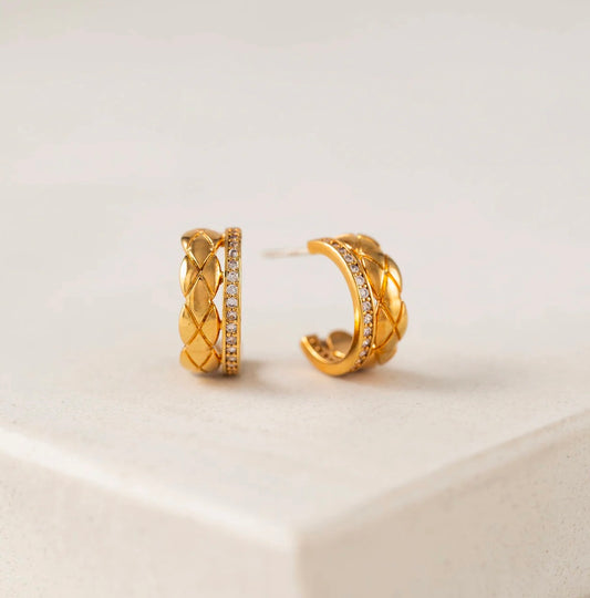 Lover’s Tempo - Solana Double Huggie Hoop Earrings