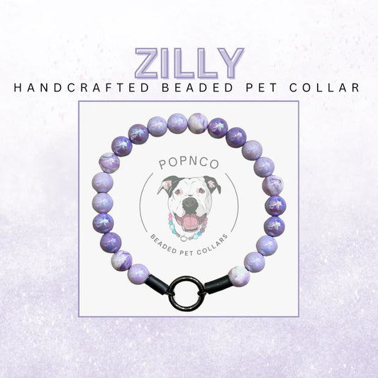 POPNCO Handcrafted Beaded Pet Collars - 14" Collars