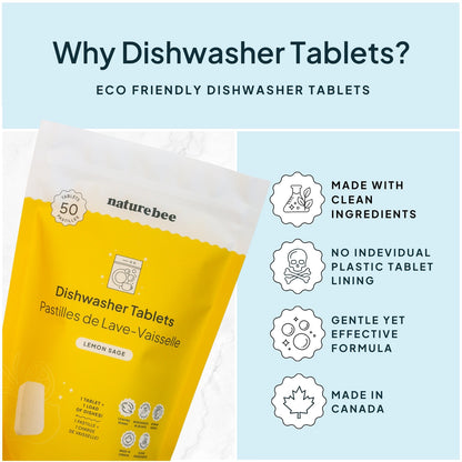 Nature Bee - Dishwasher Tablets Lemon