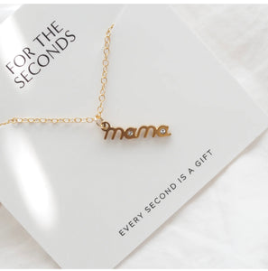 For The Seconds - Mama Necklace