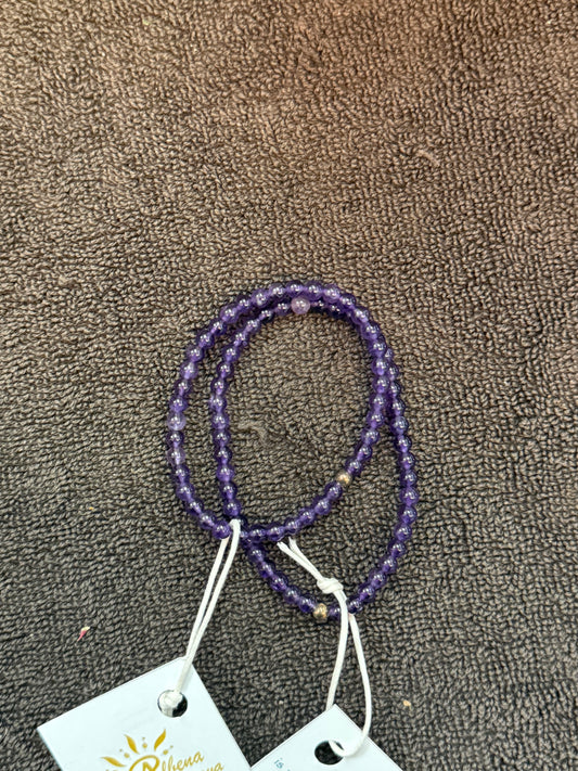 Albena Popova - Amethyst Bracelet 4mm