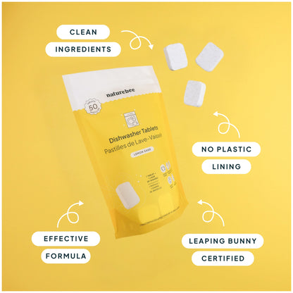 Nature Bee - Dishwasher Tablets Lemon
